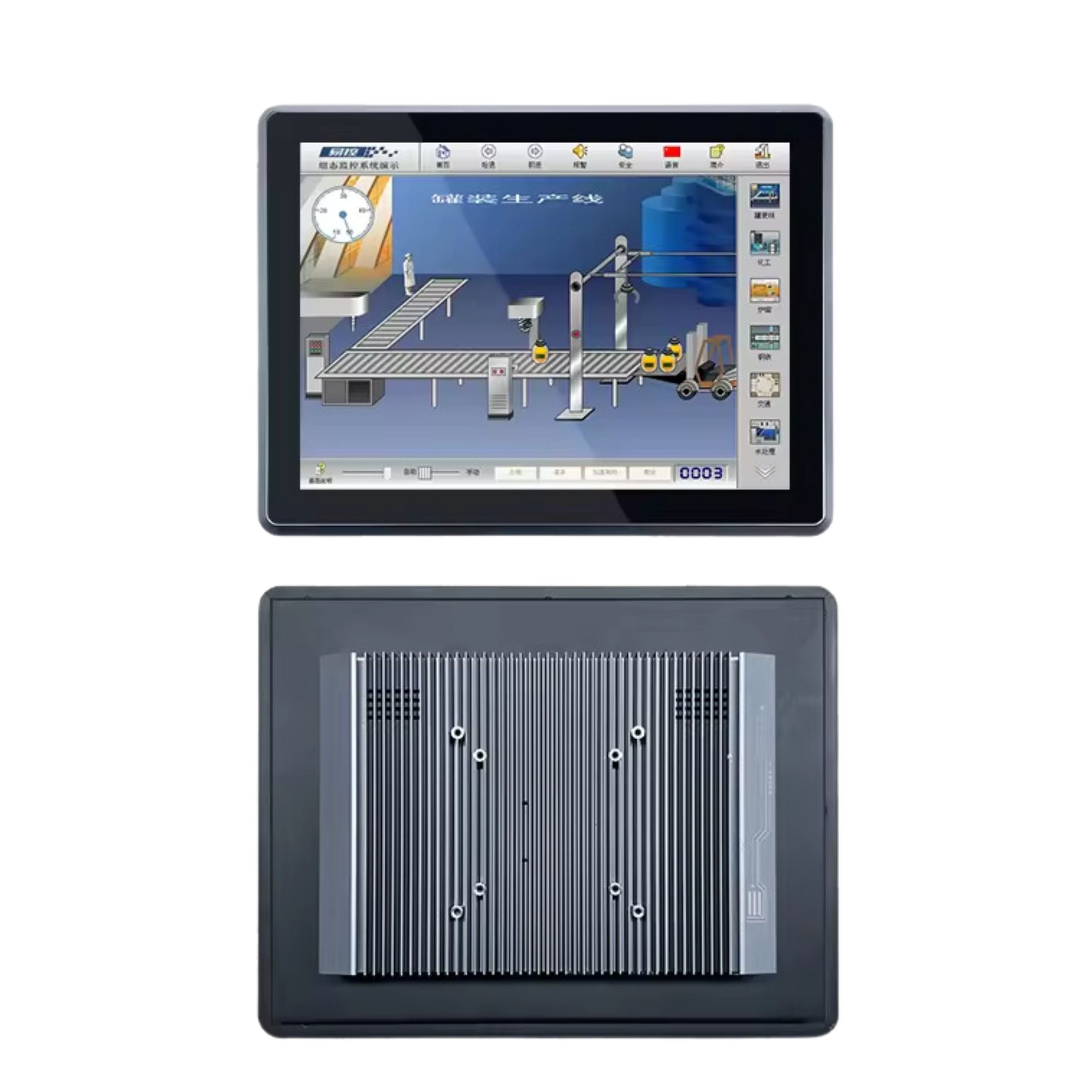 23.6" Hmi Panel PC Touch Panel Pc Industrial